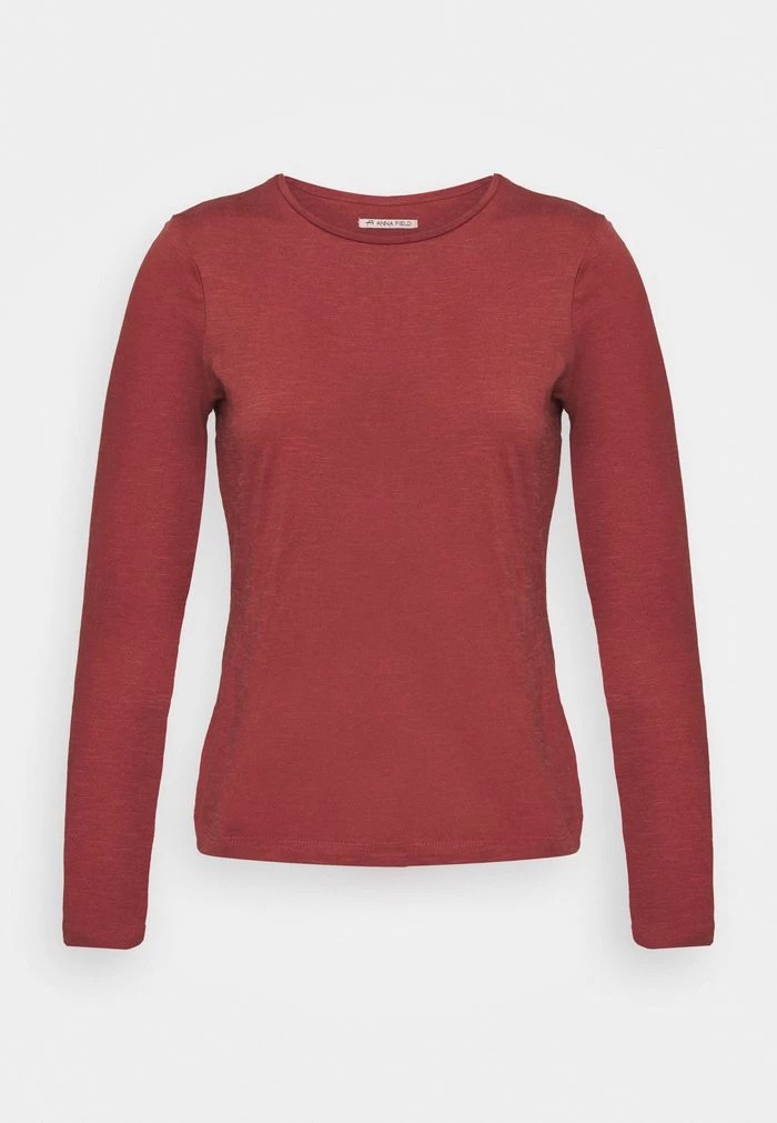 T-Shirt ANNA FIELD Anna Field Long Sleeved Top Rouge Femme | HYI-5967790